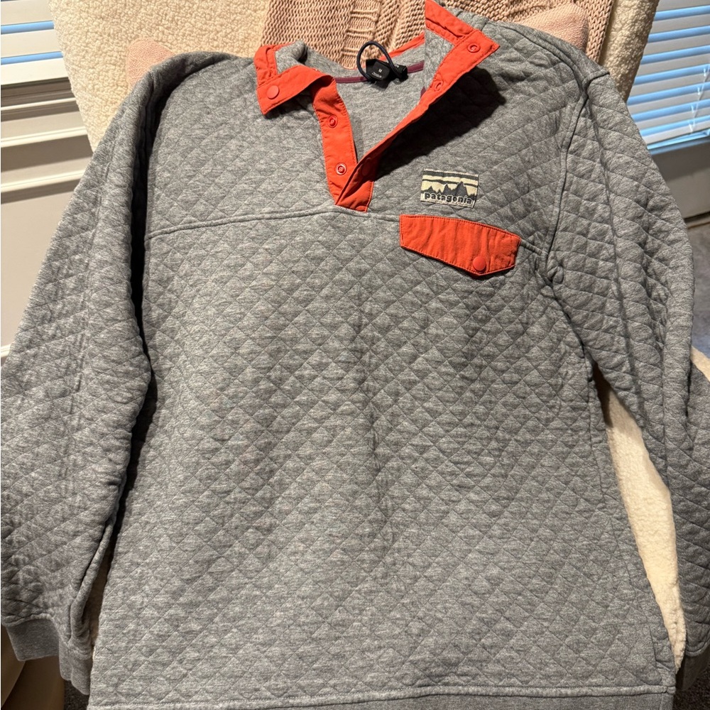 Patagonia Cotton Quilt Snap-T® Pullover- size Medium - Picture 3 of 9